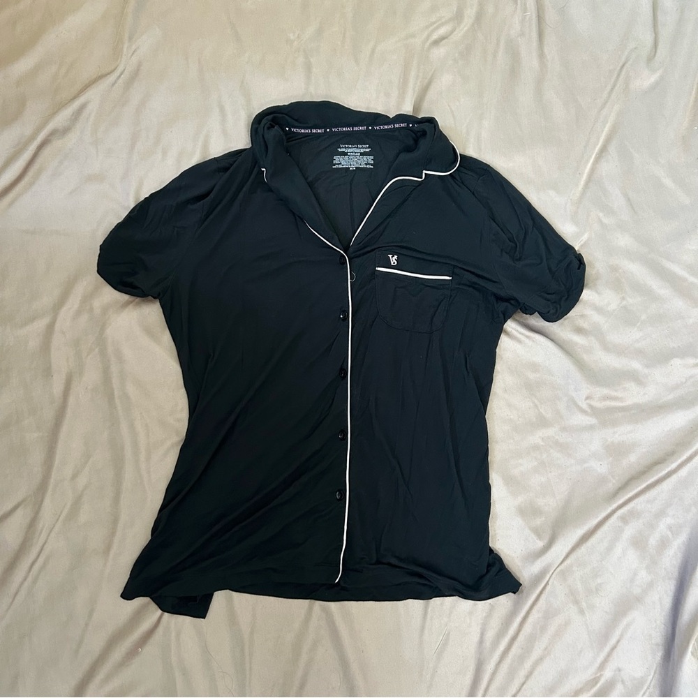 Black Victoria Secret Pajama Top